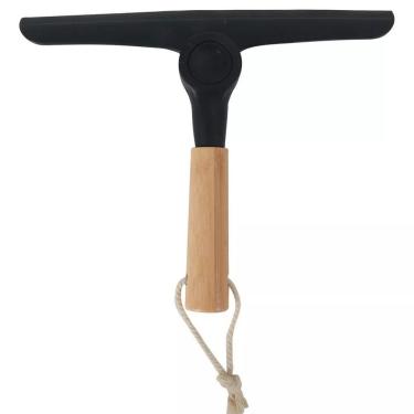 Imagem de Rodo De Pia Dobrável Com Cabo De Bambu Oikos:preto