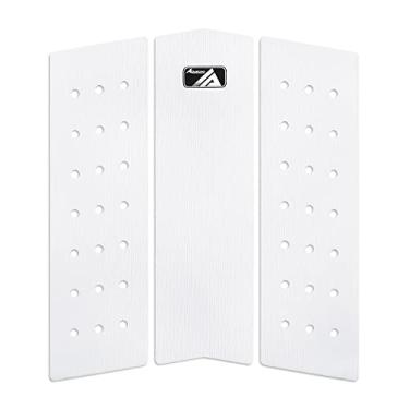 Imagem de Almofada de tração de EVA de 3 peças para prancha de surf, adesivo profissional/aplica todas as pranchas - pranchas de surf, shortboards, longboards, skimboards (círculo branco)