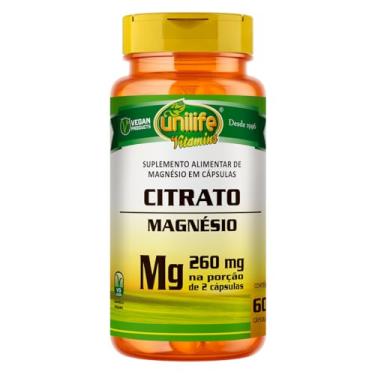 Imagem de Magnésio citrato Unilife 60 cápsulas
