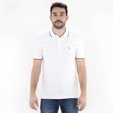 Imagem de Camiseta Polo Reserva Enxuto Friso Único Branco - Masculino-Masculino