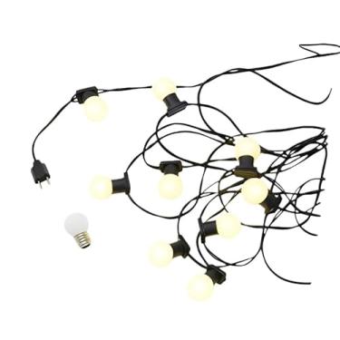 Imagem de Varal de luzes até 25 metros com lâmpadas amarelas varal de luzes Iluminação Decorativa para Jardim, Área Externa, Festas e Varanda(branco quente,5 metros)