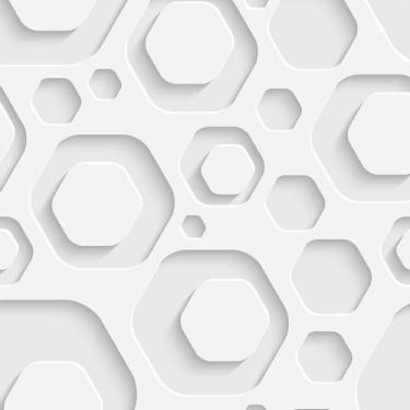 Imagem de Papel De Parede 3D Hexagano Grande Adesivo Adesivo Lavavel - LRP