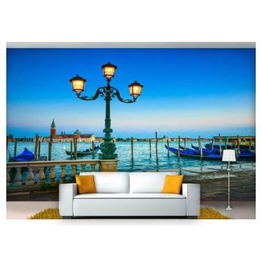Imagem de Papel De Parede Cidade Veneza Poste Colonial 6M² Ncd172 - Você Decora