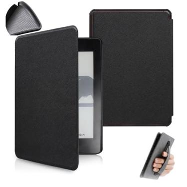 Imagem de Yzlvigrous Capa de Padrão Cruzado para o Kindle Paperwhite 11th Gen 2021, Tampa Ultrafil de 6.8 Polegadas com Sono e Acordar Automático, TPU Macio de Volta com Design de Descanso de Mão
