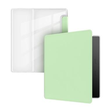 Imagem de Yzlvigrous Capa para 7 Polegadas Kindle Oasis 9th/10th Gen 2017/2019, Capa Ultra Fino com Sono Automático e Acordar, Modelo Compatível com Estojo de TPU Suave: CW24WI / S8IN4O