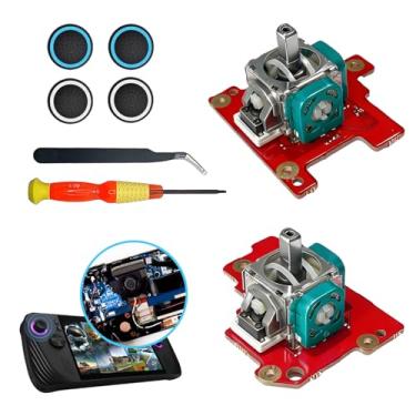 Imagem de Joystick Replacement Kit for ASUS ROG Ally X , Upgraded Version Analog Thumbstick Pro Edition PCB Assembly with MCU Calibration，Analog Thumb Stick Repair Joystick Repair Tool kit for ASUS ROG Ally X