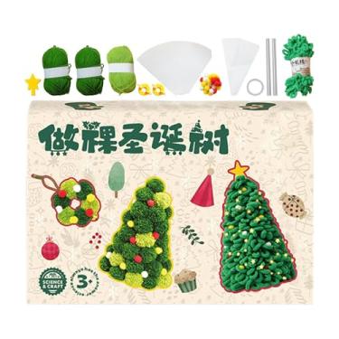 Imagem de Brinquedo Árvore de Natal,Kit Artesanal de Fio com Material - Brinquedos Temáticos De Natal - Para Meninos Meninas Jovens Estudantes Festas Aniversário Escola Sala De Brincar Casa