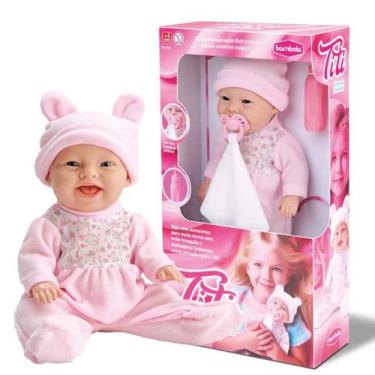 Imagem de Boneca Titi Hora Da Naninha Menina Bebê +3 Anos Bambola