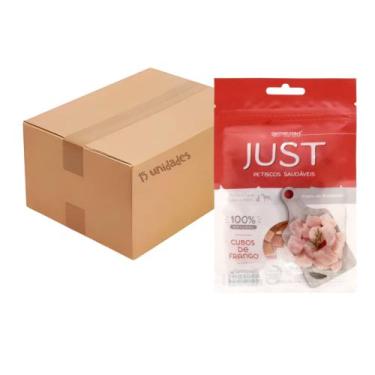 Imagem de Kit Petisco Just Cubos de Frango Caes Gatos 55g 15 unidades - GERMANHA