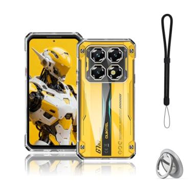 Imagem de NOUKAJU Capa para Oukitel WP60, capa protetora de TPU, antiqueda, absorção de choque, proteção abrangente, capa protetora para Oukitel WP60 (transparente)