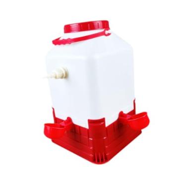 Imagem de KiBcsLic Bebedouro automático portátil e prático para galinheiros, pombos, patos e gansos, sem desperdício. Ideal para pombos, patos gansos, 4 Tigela