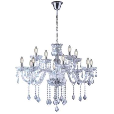 Imagem de Lustre Candelabro Cristal Legítimo Maria Tereza Nice 12 Lâmp - Esquilo