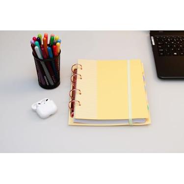 Imagem de Confetti Caderno Argolado Médio 100 Fls Cos Amarelo