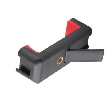 Imagem de KIMISS Suporte para Smartphone Suporte para Telefone Móvel de Interface de 1/4 pol. Com Sapata Fria Ajustável Portátil Leve para Fotógrafos Vloggers Plástico Preto Vermelho