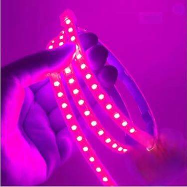 Imagem de Kit Mangueira LED Direta 5050/2835 IP65 120 LEDs por Metro – 1m a 10m 18W/m Bivolt 110V/220V(220v rosa)