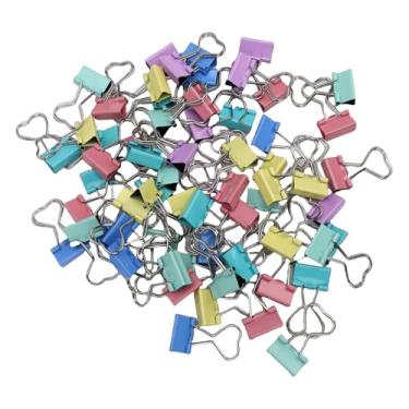 Imagem de TARSHYRY Clipes Em Forma de Coração, 100 Pacotes de Clipes de Metal Coloridos Com Forte Poder de Retenção, para Organizar Arquivos, Documentos, Material de Escritório