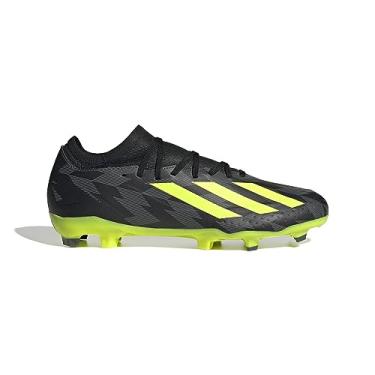 Imagem de Adidas Unissex-adulto X Crazyfast League Firm Ground, Core Black/Team Solar Yellow/Cinza Five, 41