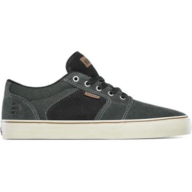 Imagem de Etnies Tênis de skate Barge LS – Design discreto, estrutura durável, conforto acolchoado, aderência superior e tênis versátil para patinação, BMX e uso urbano diário, Verde/preto, 43