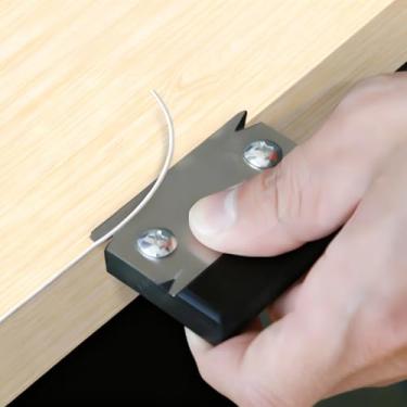 Imagem de 1 PACOTE Mini Band Aparador de lâmina de aço inoxidável preto para marcenaria, ferramenta de corte durável para madeira, folheado, PVC, ABS