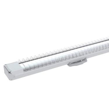 Imagem de Luminária Sobrepor Taschibra Calha Lumifácil 120Cm Bivolt - Branco