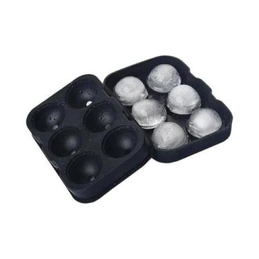 Imagem de Forma De Gelo Grande Reutilizável De Silicone Para Bolas De Gelo De Wh