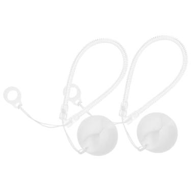 Imagem de BESPORTBLE 2 suportes de caneta fixados com segurança, corrente antifurto com base de silicone para atendimento ao cliente e mesas de recepção, suporte de caneta protetor de 40 cm