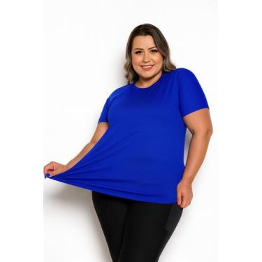 Imagem de Camiseta Feminina Dry Fit Plus Size Alta Qualidade Perfeita para Trein