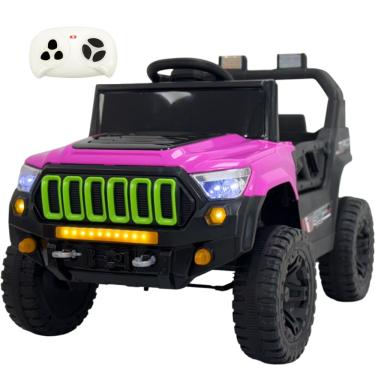 Imagem de Carro Eletrico Bang Toys Jipe Titan XR Rosa 12V Controle Remoto