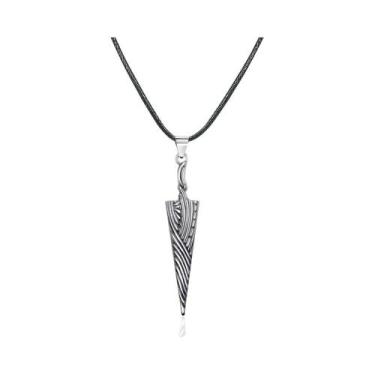 Imagem de Colar Unissex De Anime Hollow Knight Com Pingente De Espada De Osso, C