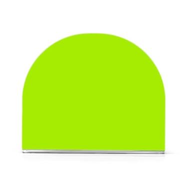 Imagem de Porta-guardanapos de acrílico verde limão, porta-guardanapos em forma de U para guardanapos de papel, suporte vertical de toalha de papel