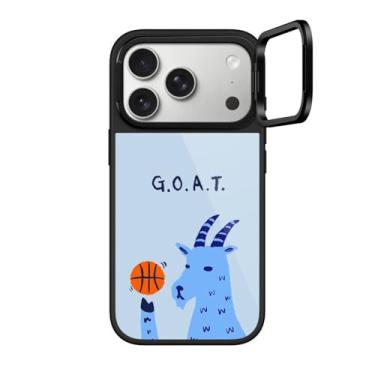 Imagem de CASETiFY Capa Glaze Ring Stand para iPhone 17 Pro [suporte/1,5 m. 1X proteção contra quedas de grau militar/compatível com Magsafe] - Cabra - preta