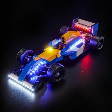 Imagem de LocoLee Kit de luz compatível com Lego 10353 Williams Racing FW14B mit Nigel Mansell – Sem modelo apenas luz, acessórios de iluminação LED compatíveis com Lego 10353 conjunto (versão padrão)