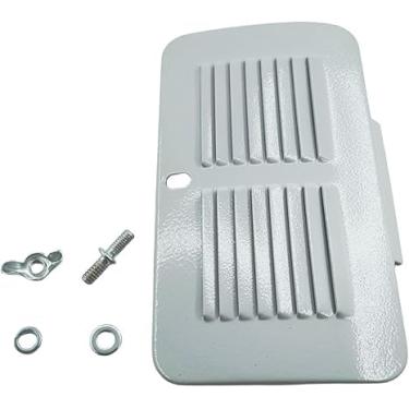 Imagem de LKQI Substituição 8N9661 porta do capô do purificador de ar com porca de asa serve para tratores Ford NH 2N 8N 9N 1948-5