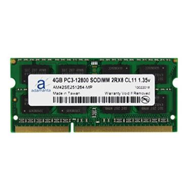 Imagem de Adamanta Atualização de memória de laptop de 4 GB (1 x 4 GB) compatível com Dell Inspiron 13 7000 Series 7359 2 em 1 DDR3L 1600Mhz PC3L-12800 SODIMM 2Rx8 CL11 1.35v Notebook RAM DRAM