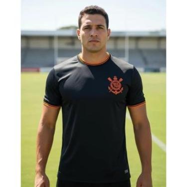 Imagem de Camiseta Corinthians Masculina Gola Retiline Dry-Licenciada-Masculino