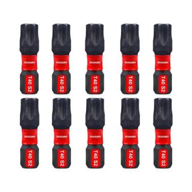 Imagem de Conjunto De Bits Magnéticos Impact Tough Com Cabeça Torx Em Aço Liga S