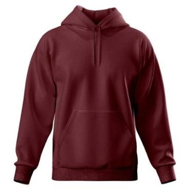 Imagem de Moletom Modelo Canguru Com Capuz Masculino e Feminino Liso-Masculino