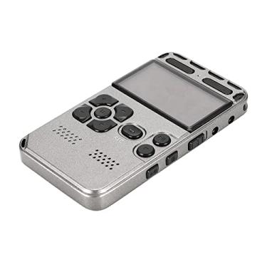 Imagem de Dioche Gravador de Voz Digital Profissional Com Super Redução de Ruído e Som Surround Estéreo 8 GB de Memória MP3 Player de Música para Palestras Entrevistas Salas de Aula Tela LCD
