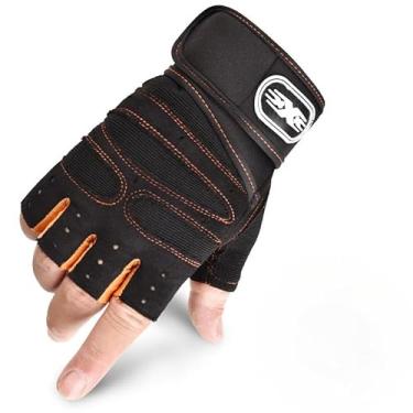 Imagem de Luvas de exercício para homens e mulheres – Luvas de treino confortáveis para levantamento de peso, ciclismo, academia, treinamento, respiráveis e ajuste confortável