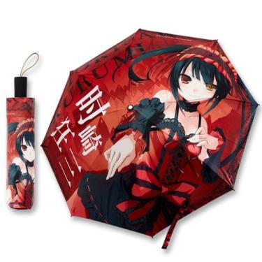 Imagem de Umbrella Dates A Livess Tokisaki Kurumi Anime Windproof - Yiweisai