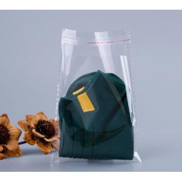 Imagem de 100 peças transparentes OPP-Bag Embalagem de roupas sacos autoadesivos Ziplock Embalagem transparente para roupas e acessórios Doggy 100 peças, Transparente, 5 espessuras, 3.94"x 5.91"x5mil(10x15cm