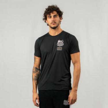 Imagem de Camiseta Santos Oficial Esportiva Poliéster Masculina - Surf Center, P