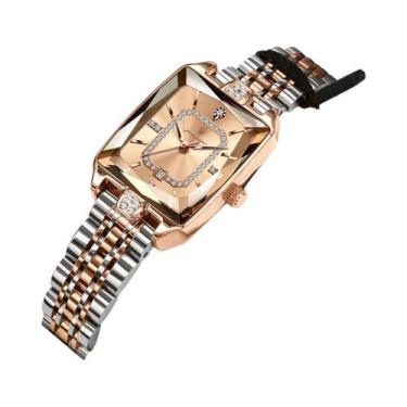 Imagem de Relógio De Quartzo De Luxo À Prova d'Água Para Mulheres POEDAGAR, Reta