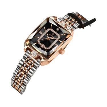 Imagem de Relógio De Quartzo De Luxo À Prova d'Água Para Mulheres POEDAGAR, Reta