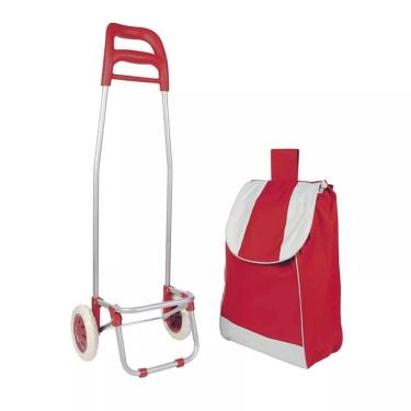 Imagem de Carrinho De Compras Leva Tudo Vermelha - Mor 2498