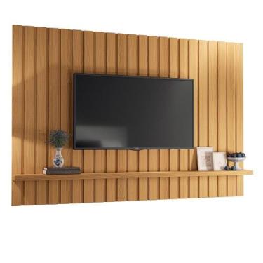 Imagem de Painel Suspenso Link 2.0 Ripado para TV até 70" - HB Móveis, Cinamomo