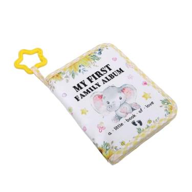 Imagem de Zerodis Álbuns de álbum do Primeiro Ano Álbuns de Fotos Com Capacidade para 17 4 X 6 Polegadas Capa de Poliéster Linda Lembrança Livro de Memórias de bebê para Menino e Menina 7,3 X 5,5 Polegadas