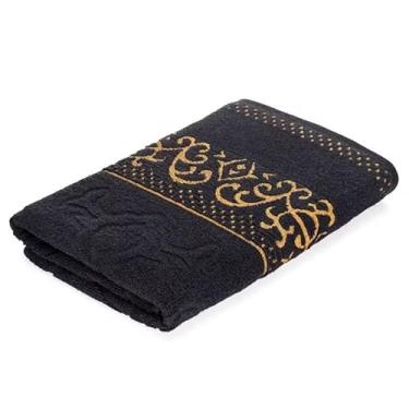 Imagem de Kit 2 Toalhas de Banho Extra Grande 100% Algodão Super Absorventes Macias para Uso Diário e Conforto Pós-Banho (Preto,1 Unidade)