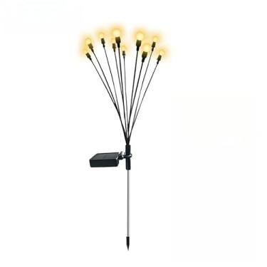 Imagem de Luz Solar Jardim LED Fogos de Artifício Balançante à Prova d’Água Decoração Natal Festa(10 Led,1 PÇ)