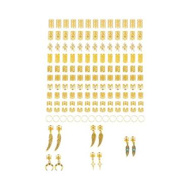 Imagem de Pingente Turquesa DIY Para Tranças De Dreadlock, 250 Peças, Acessórios